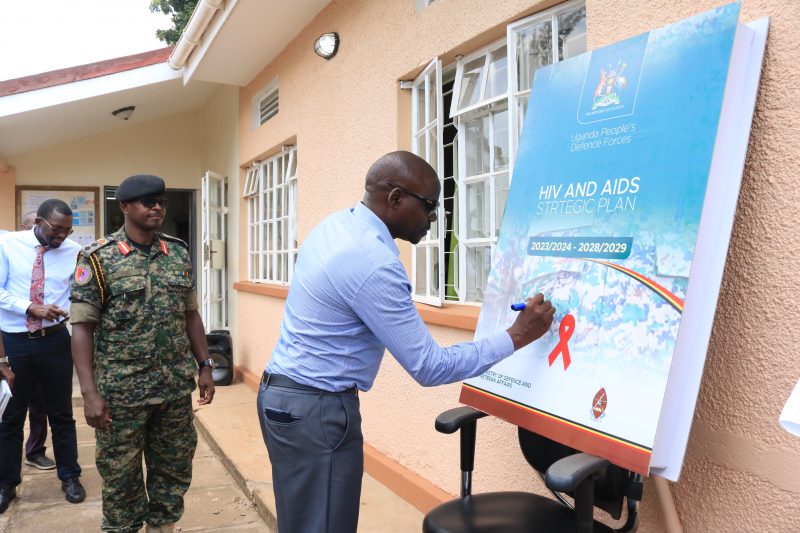 MUWRP offered support to the development of the UPDF HIV/AIDS Strategic Plan